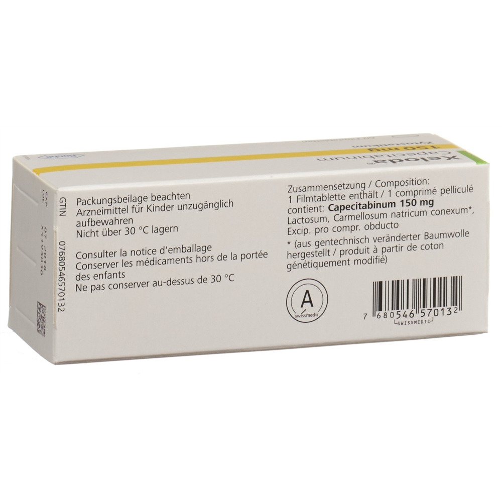 XELODA cpr pell 150 mg 60 pce
