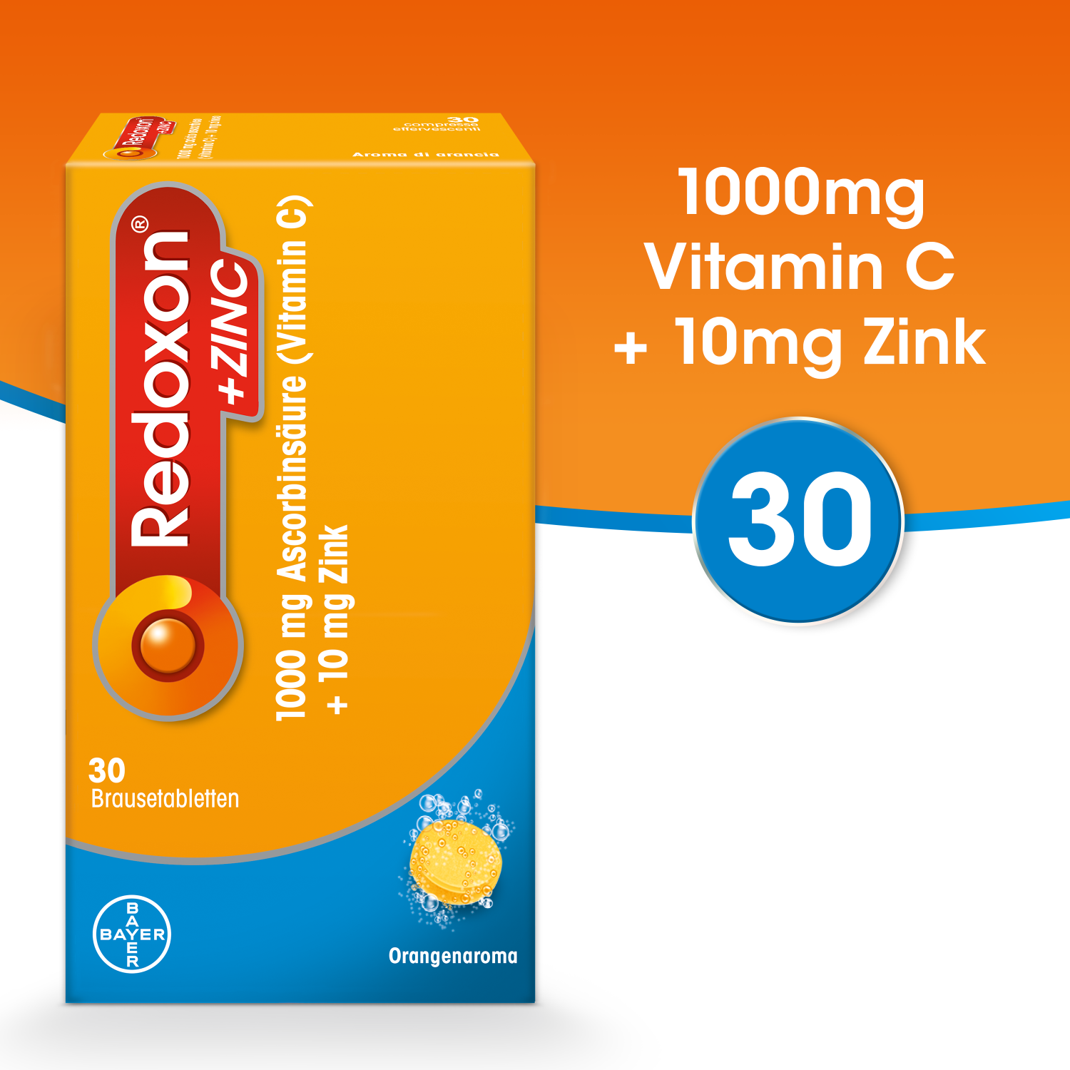 Redoxon + Zinc, Brausetabletten
