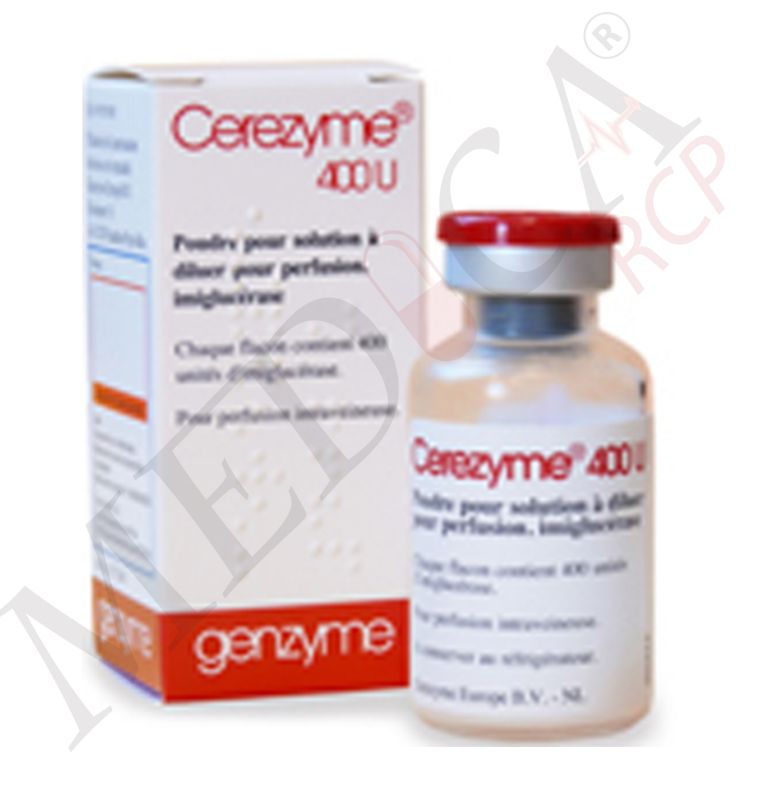 Cerezyme 400 U, poudre pour solution à diluer pour perfusion