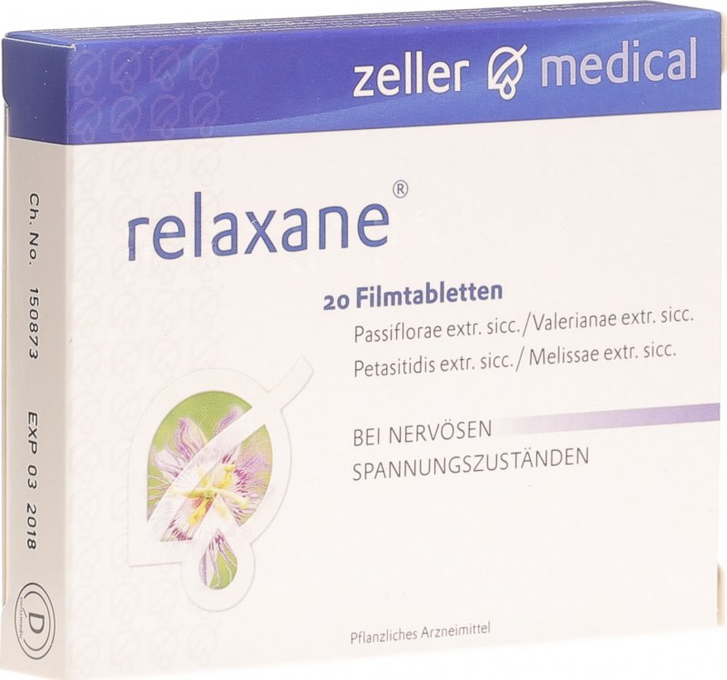 Relaxane, Filmtabletten