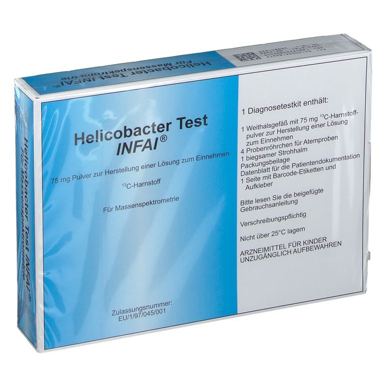 Helicobacter Test INFAI 45 mg, In-vivo Diagnostikum