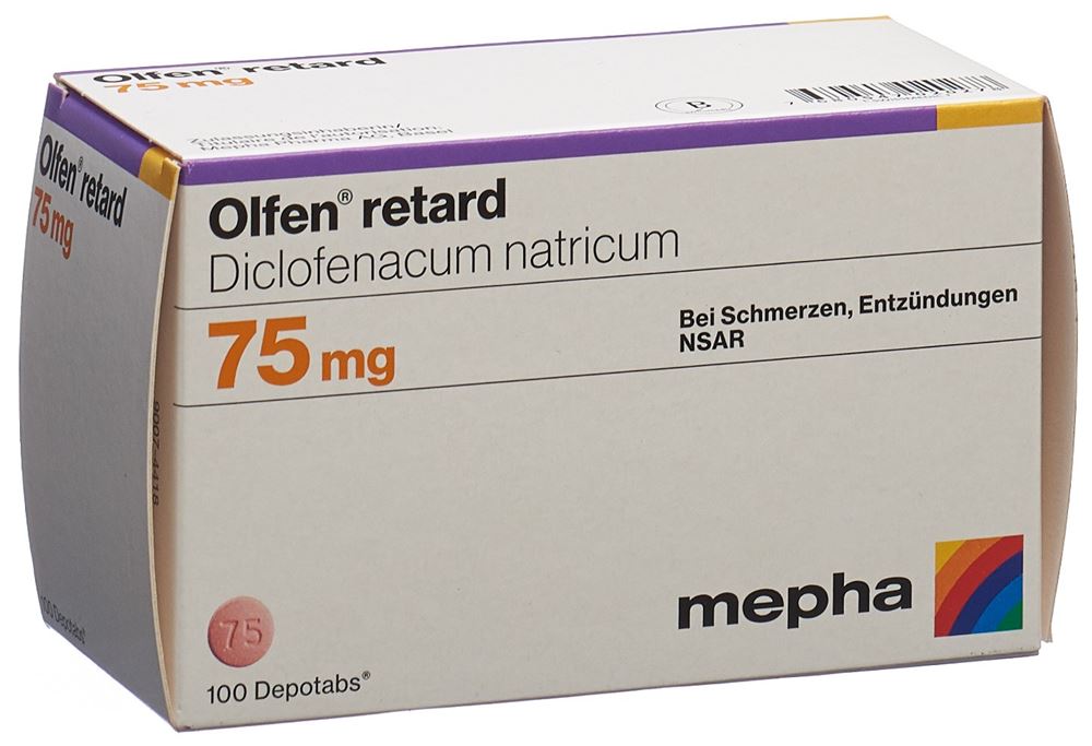 OLFEN retard depotabs 75 mg 100 pce