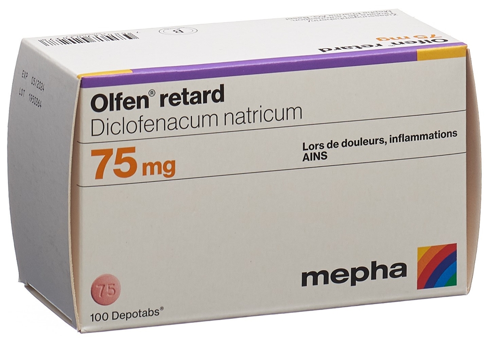 OLFEN retard depotabs 75 mg 100 pce