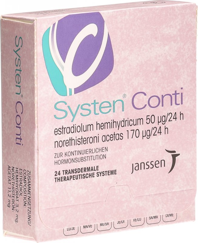 Systen Conti, patch transdermique
