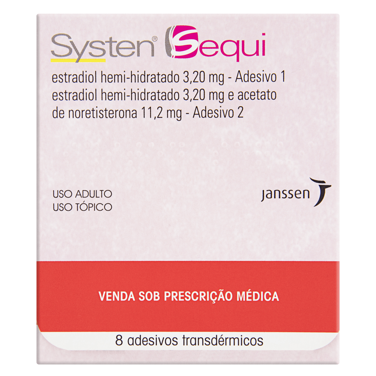 Systen Sequi, patch transdermique (emballage combiné)
