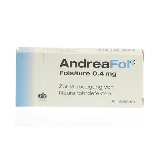 Andreafol, Tabletten