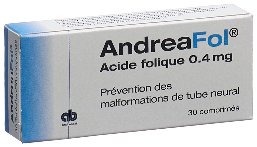 Andreafol, Tabletten