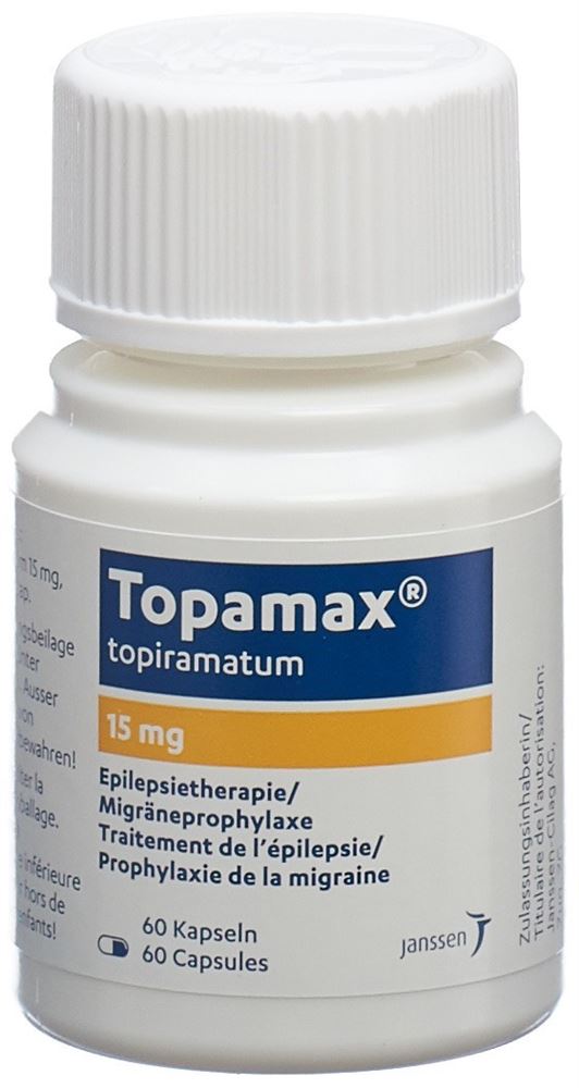 TOPAMAX caps 15 mg bte 60 pce