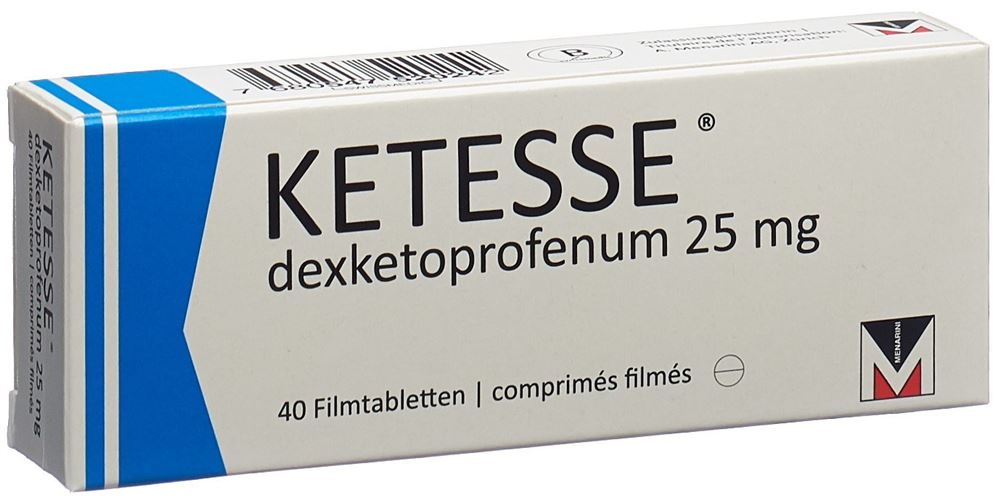 KETESSE cpr pell 25 mg 40 pce