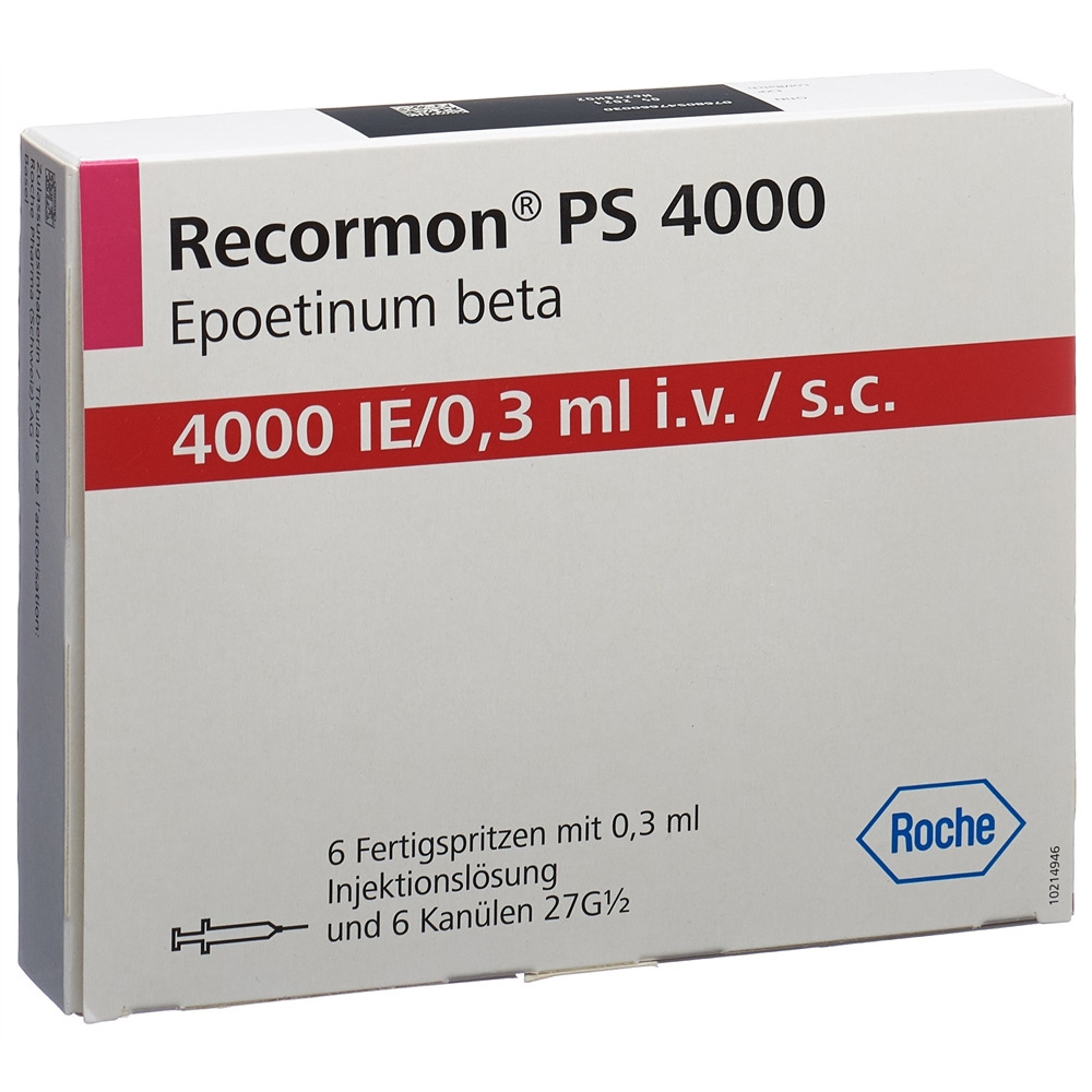 Recormon PS 4000 U.I./0,3 mL, Fertigspritzen