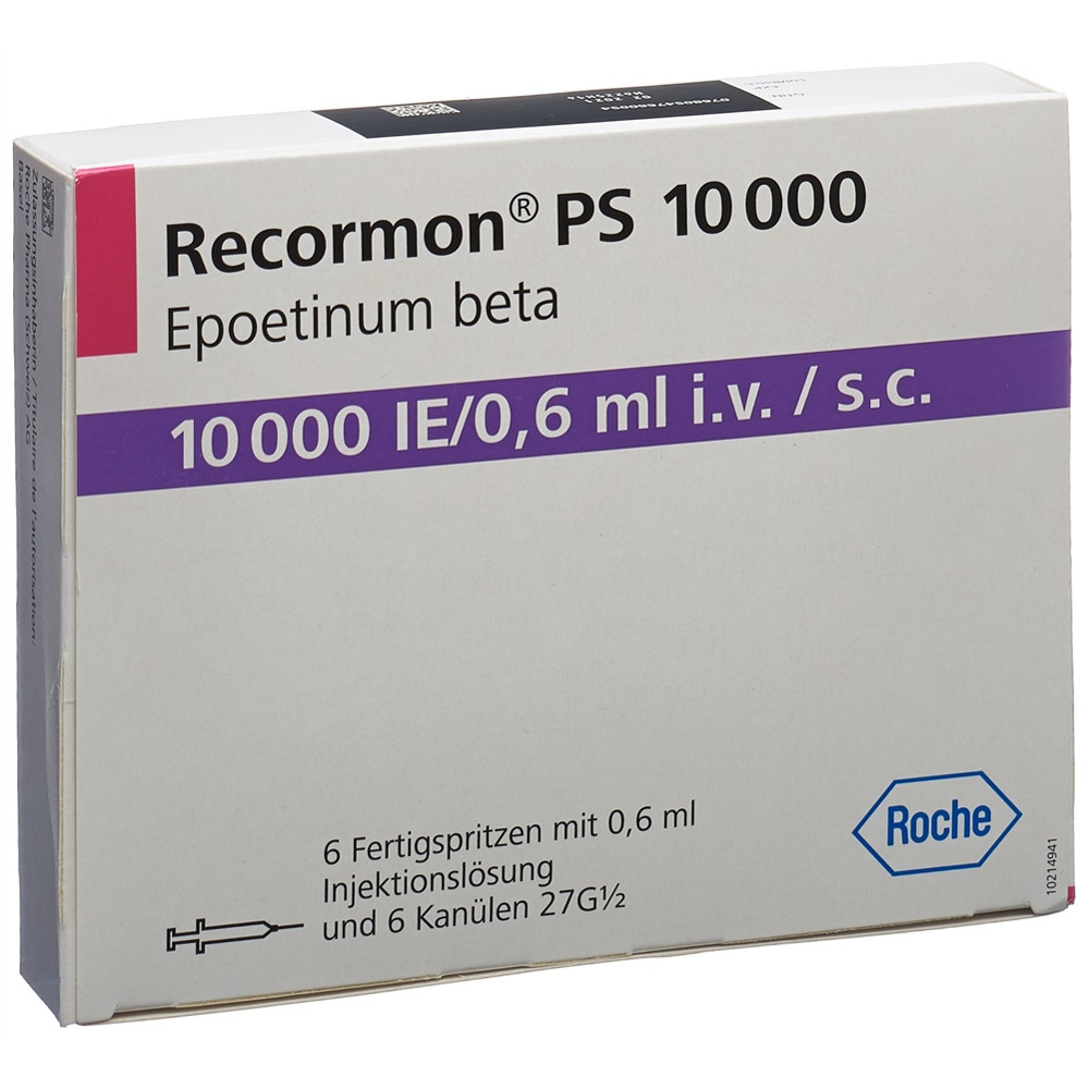 Recormon PS 10'000 U.I./0,6 mL, Fertigspritzen