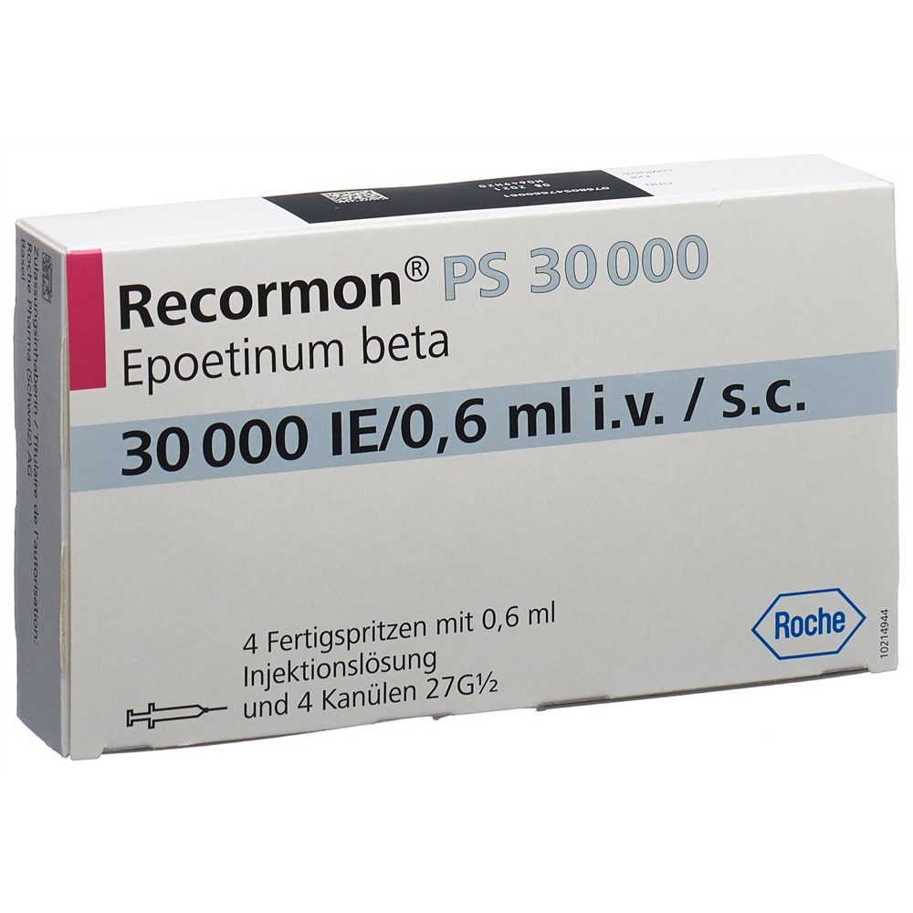 Recormon PS 30'000 U.I./0,6 mL, Fertigspritzen