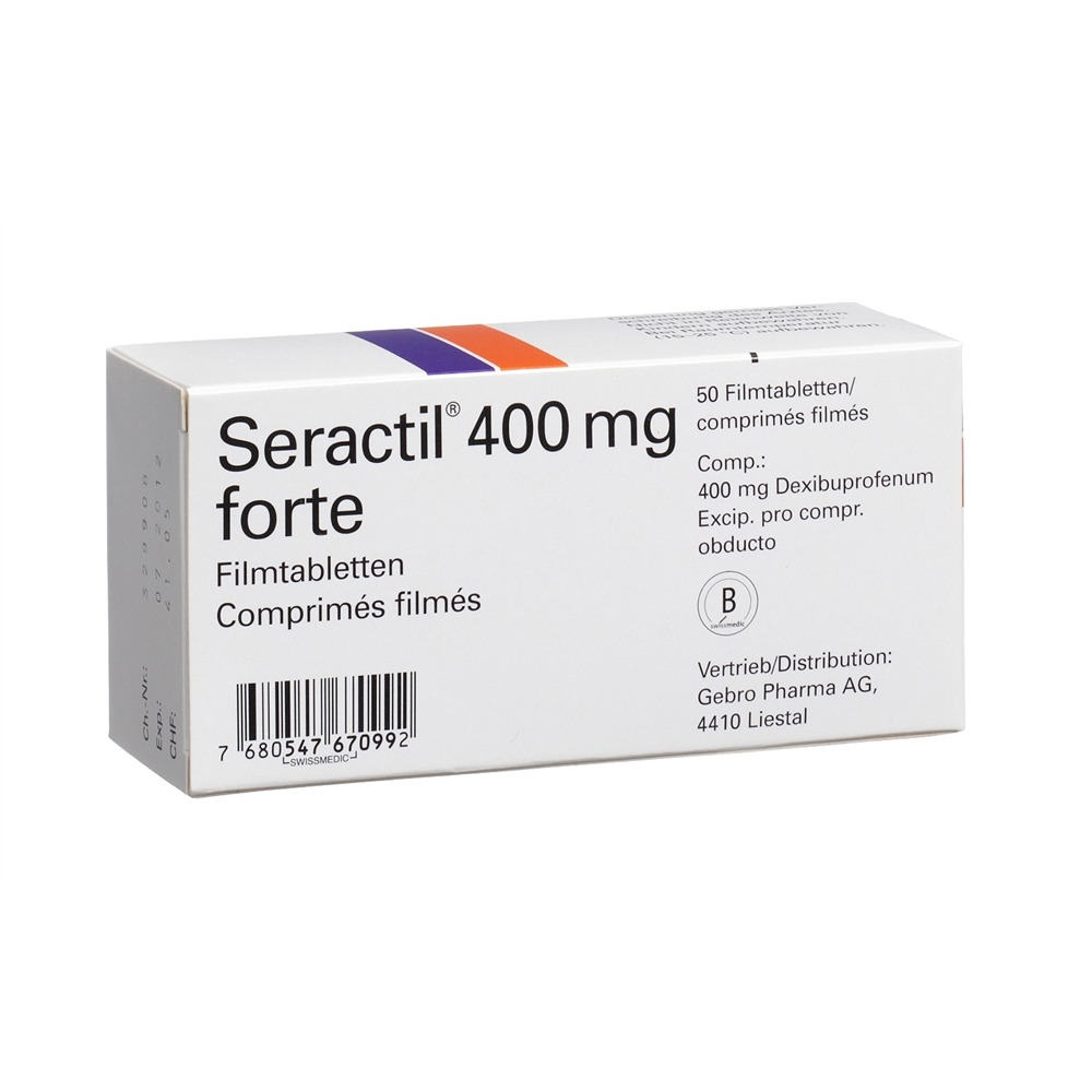 SERACTIL cpr pell 400 mg forte 50 pce