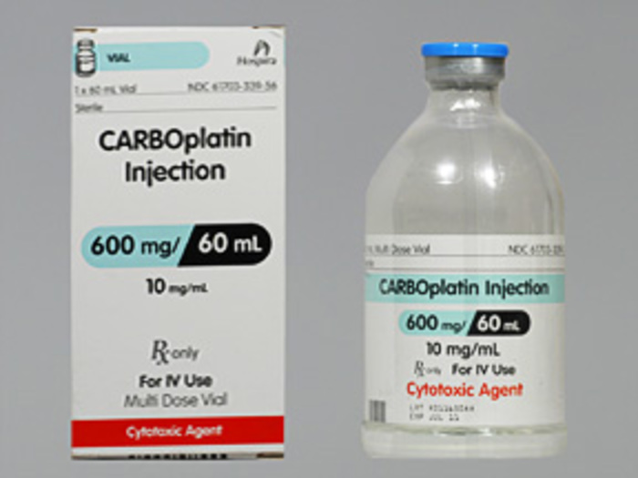 Carboplatin Sandoz 600 mg/60 ml, Infusionslösung
