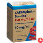 Carboplatin Sandoz 1000 mg/100 ml, Infusionslösung