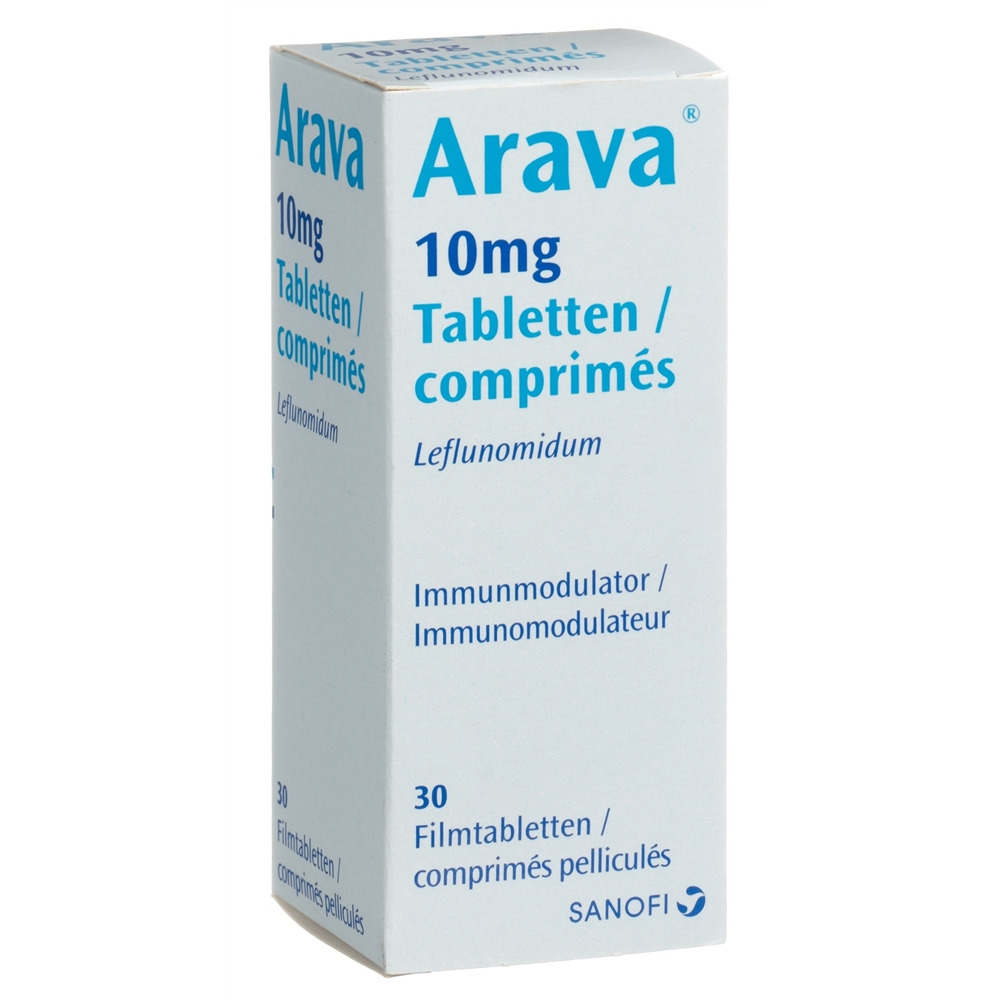 ARAVA cpr pell 10 mg bte 30 pce