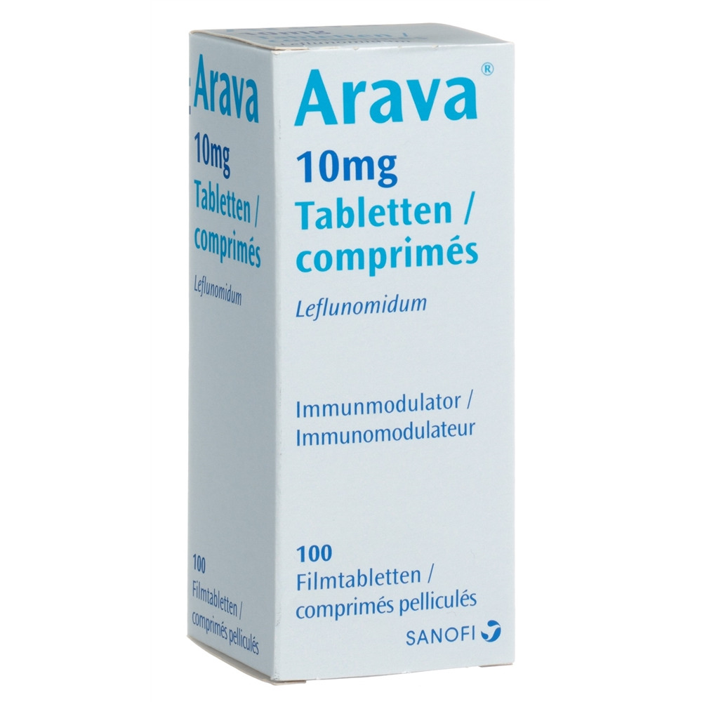 ARAVA cpr pell 10 mg bte 100 pce