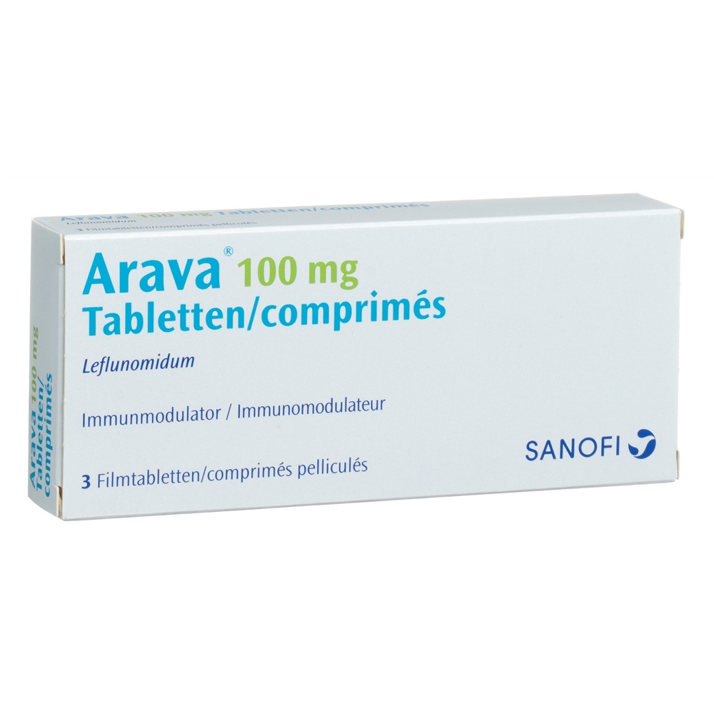ARAVA cpr pell 100 mg 3 pce