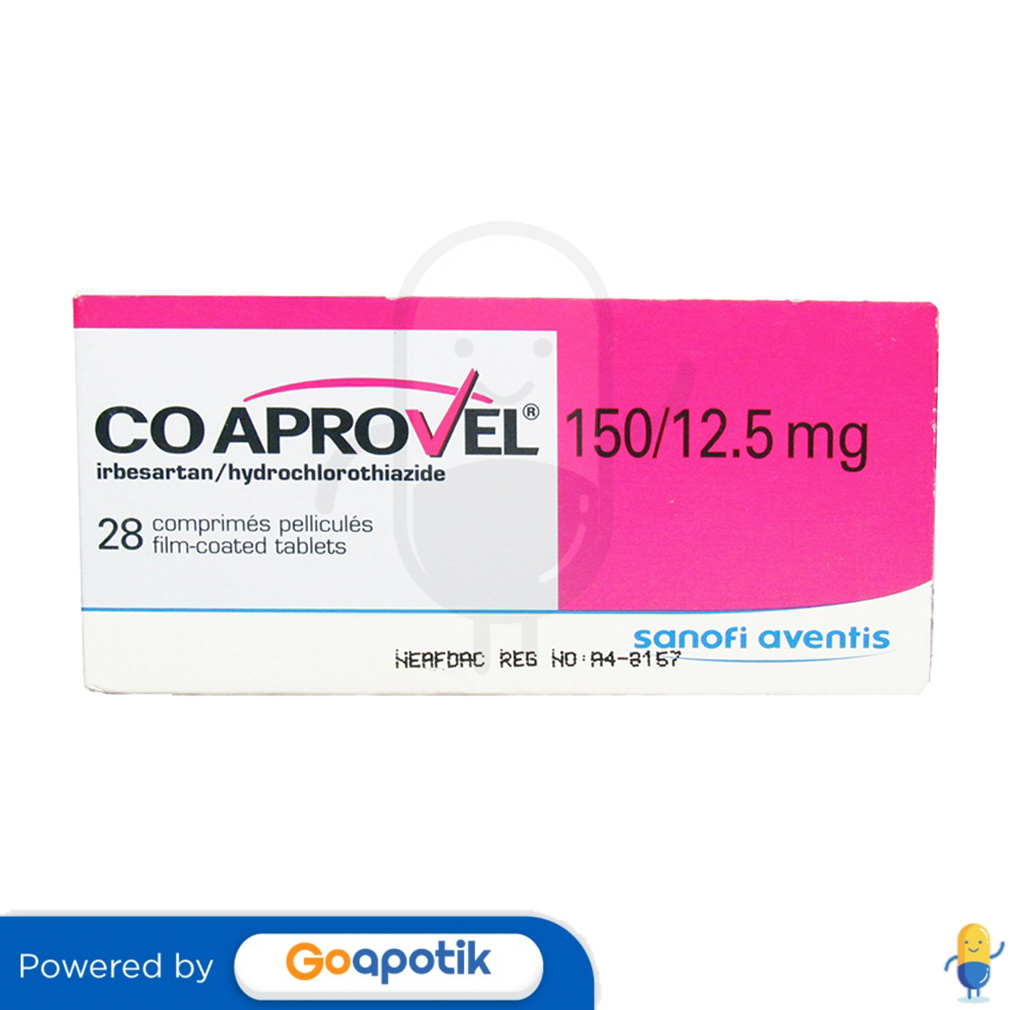 CoAprovel 150/12.5, comprimés filmés