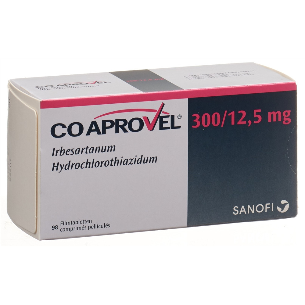 COAPROVEL cpr pell 300/12.5 98 pce