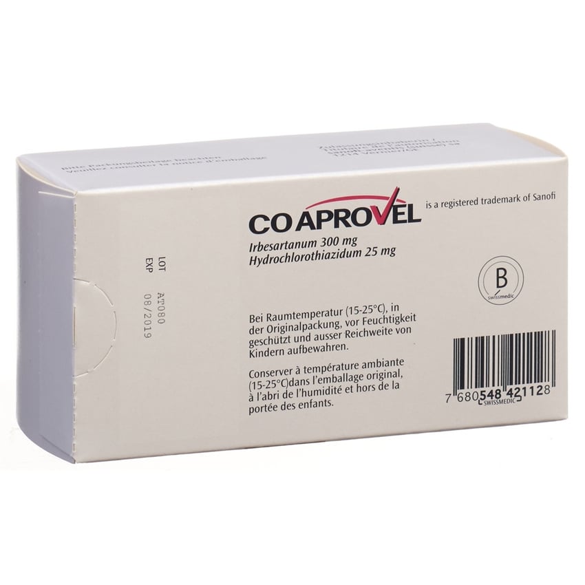 CoAprovel 300/25, comprimés filmés