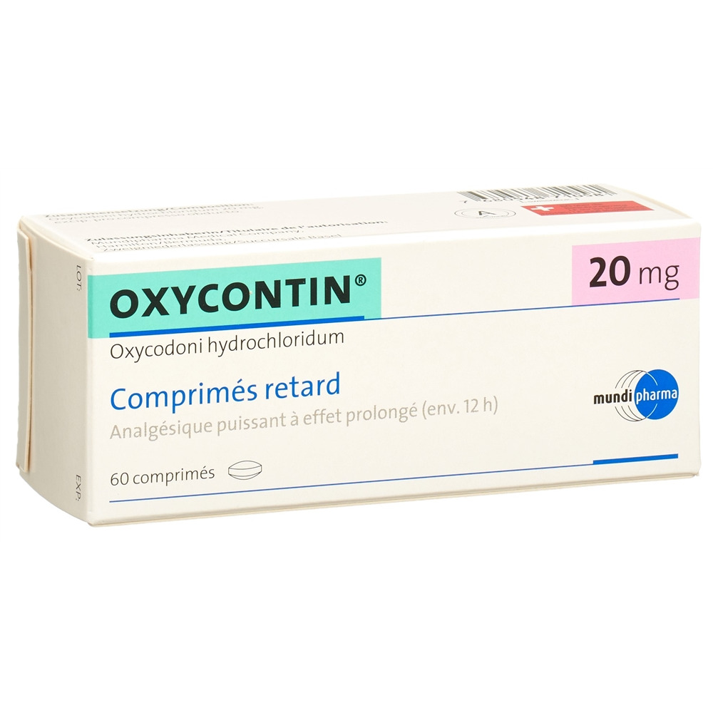 OXYCONTIN cpr ret 20 mg 60 pce