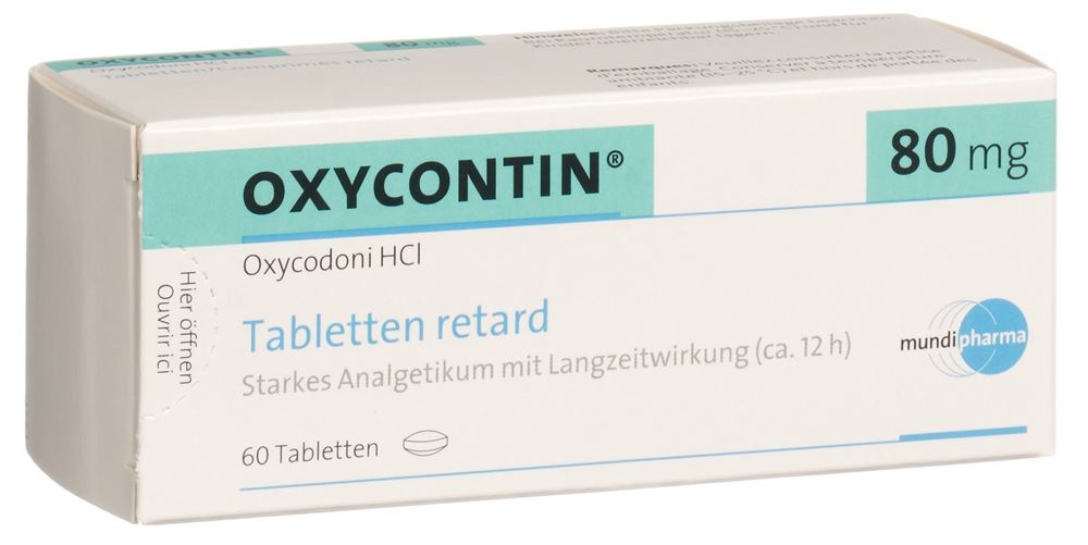 OXYCONTIN cpr ret 80 mg 60 pce
