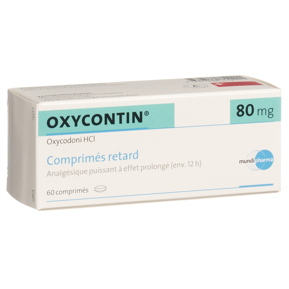 OXYCONTIN cpr ret 80 mg 60 pce