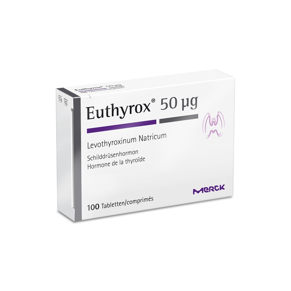 EUTHYROX 50 cpr 50 mcg 100 pce