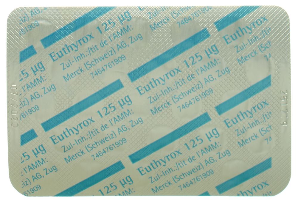 EUTHYROX 125 cpr 125 mcg 100 pce