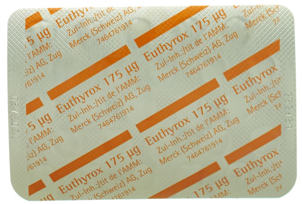 EUTHYROX 175 cpr 175 mcg 100 pce