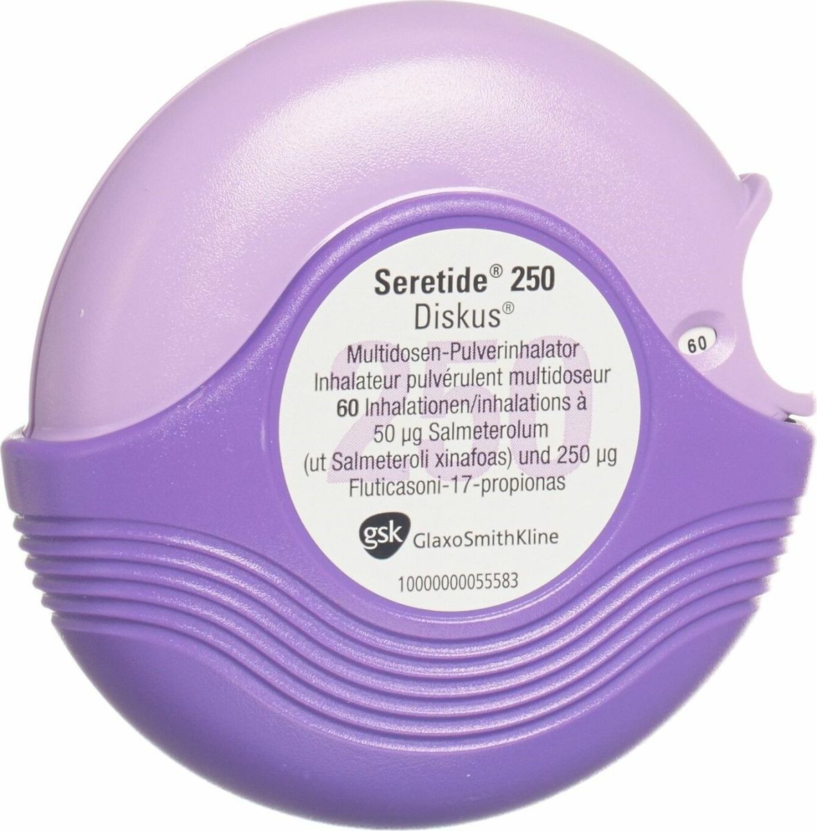 Seretide Diskus 250, Multidosen-Pulverinhalator