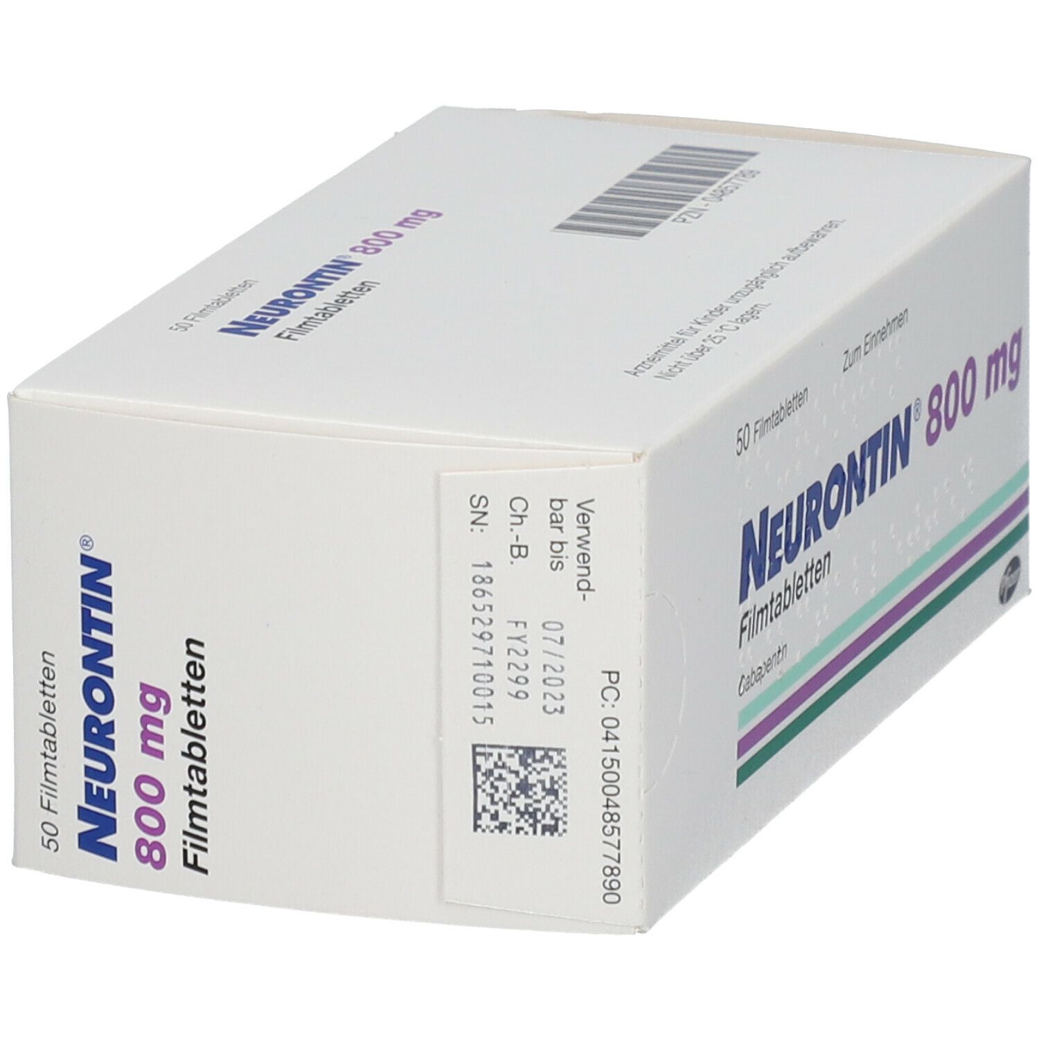 NEURONTIN cpr pell 800 mg 50 pce