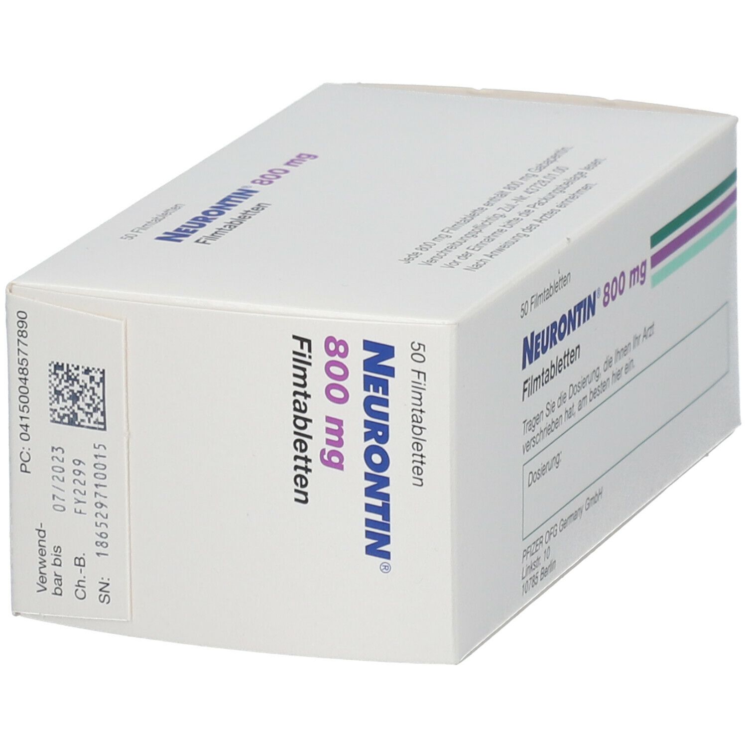 NEURONTIN cpr pell 800 mg 50 pce