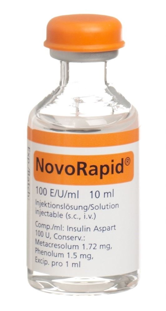 INSULINE NovoRapid flac 10 ml