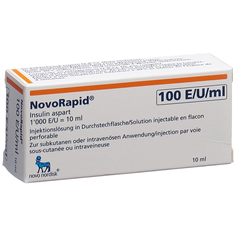 Insulin NovoNordisk NovoRapid, Injektionslösung