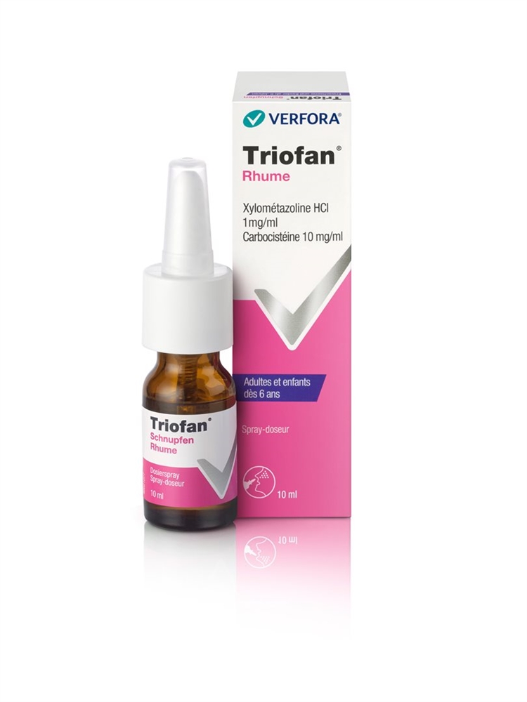 Triofan Rhume, spray nasal, solution pour petits enfants et nourrissons