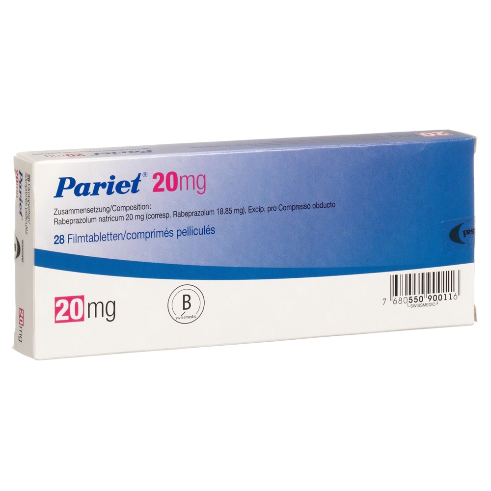 PARIET cpr pell 20 mg 28 pce