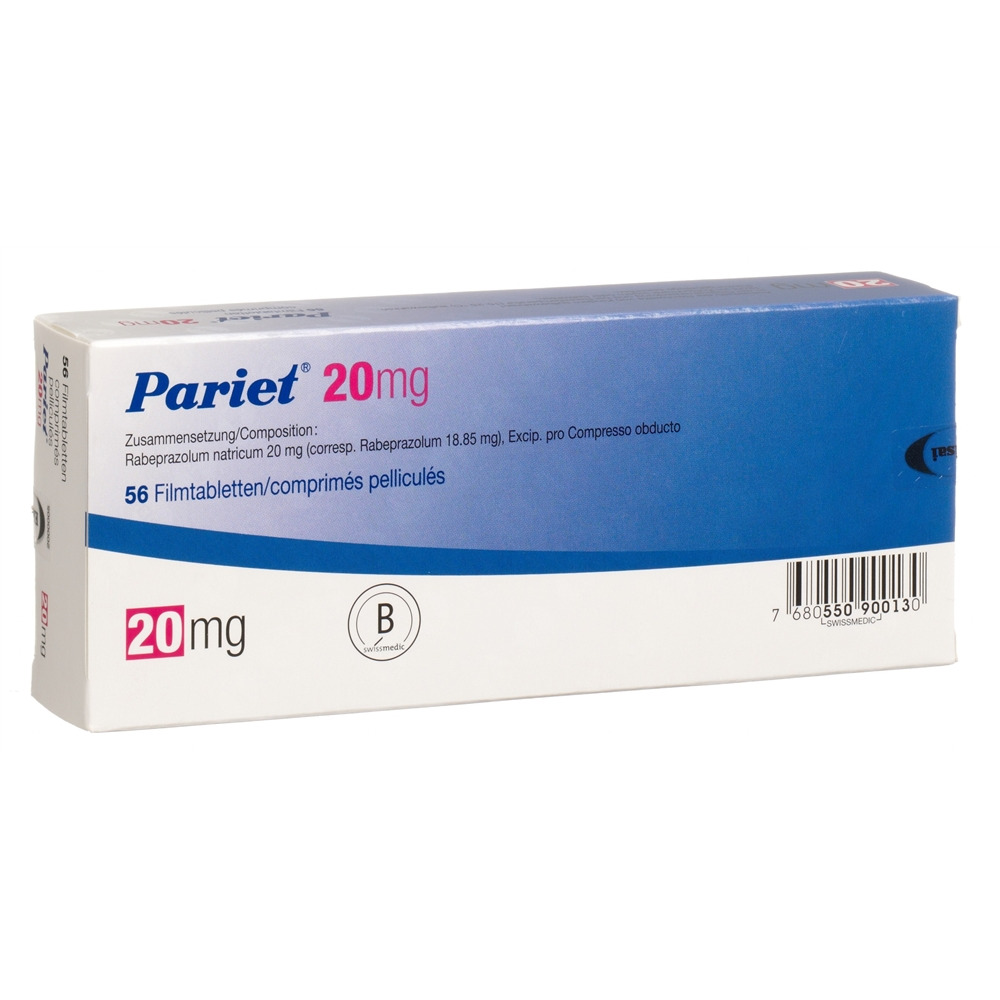 PARIET cpr pell 20 mg 56 pce