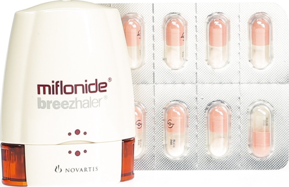 Miflonide Breezhaler 200 mcg, Hartkapseln mit Pulver zur Inhalation