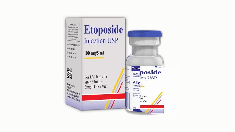 ETOPOSIDE Sandoz 100 mg/5ml flac 5 ml