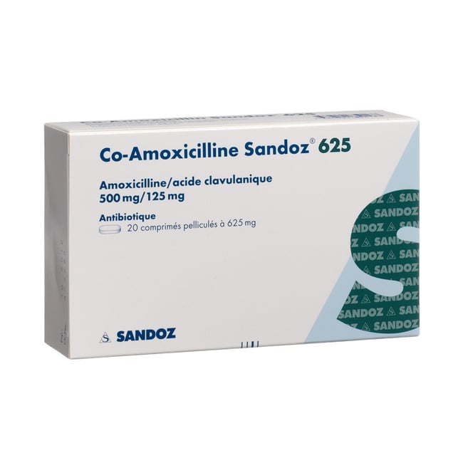Co-Amoxicillin Sandoz 625, Filmtabletten