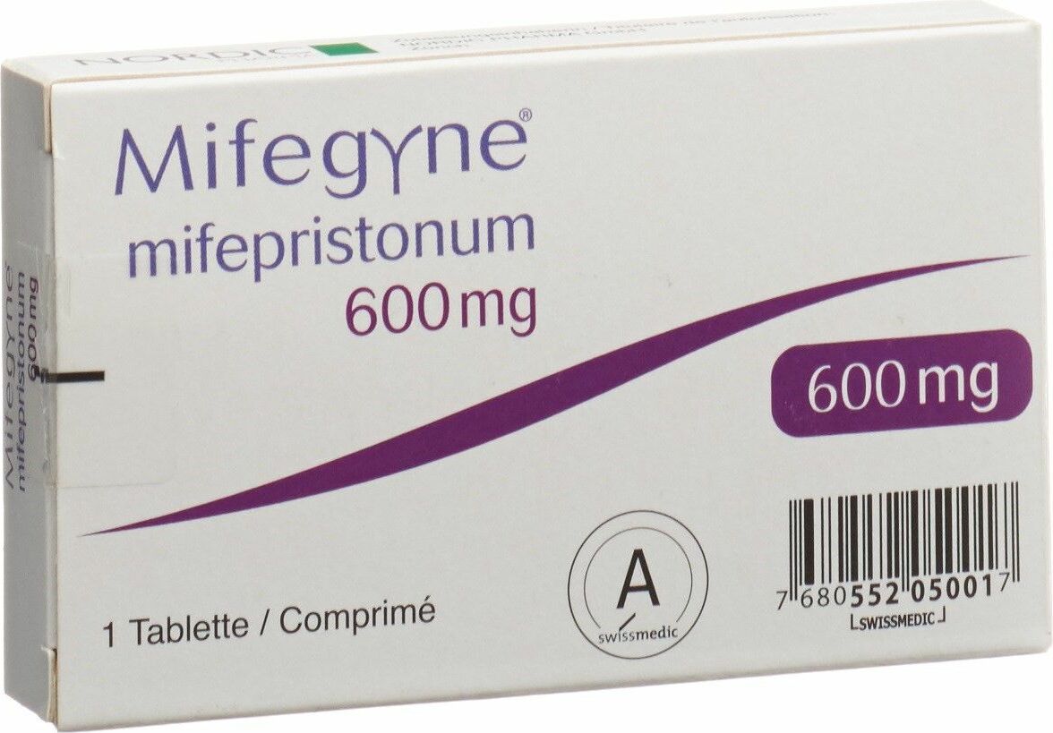 Mifegyne 600 mg, Tabletten