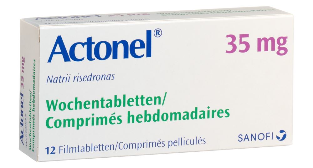 ACTONEL comprimés hebdomadai cpr pell 35 mg 12 pce