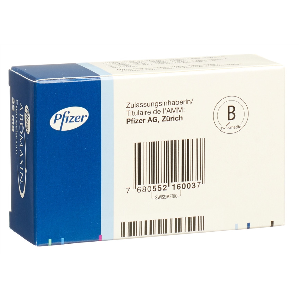 AROMASIN drag 25 mg 30 pce