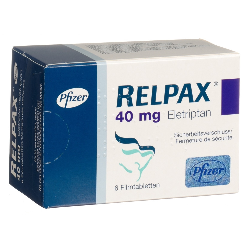 RELPAX cpr pell 40 mg 6 pce