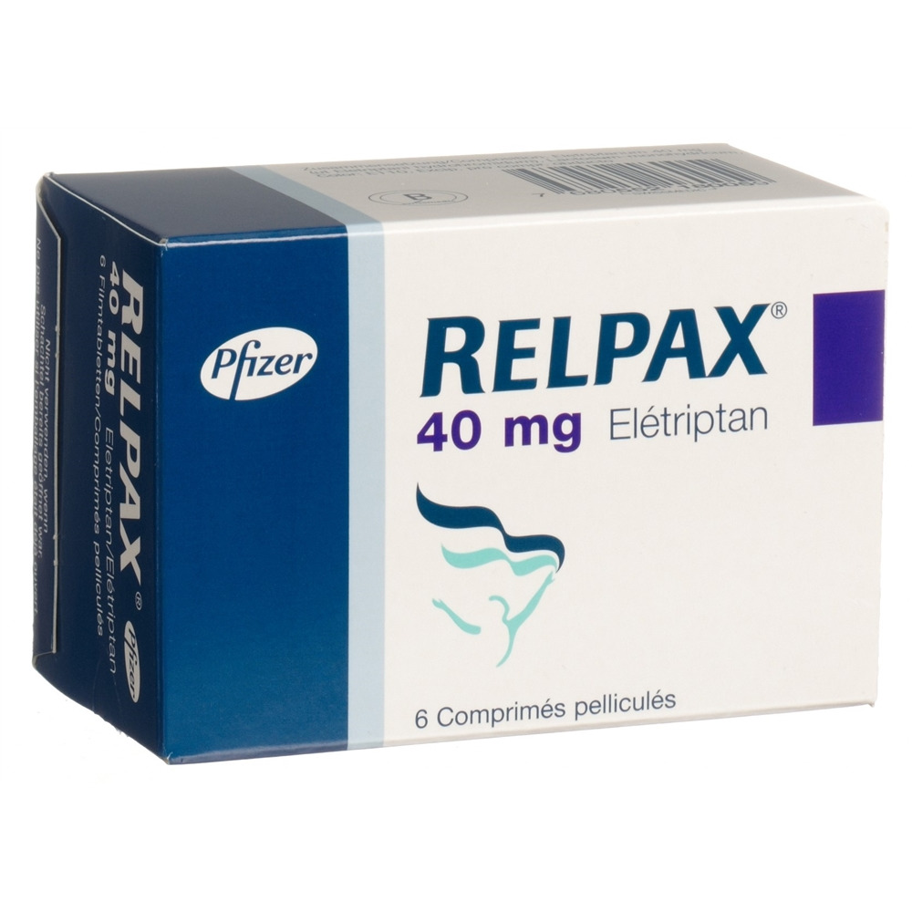 RELPAX cpr pell 40 mg 6 pce