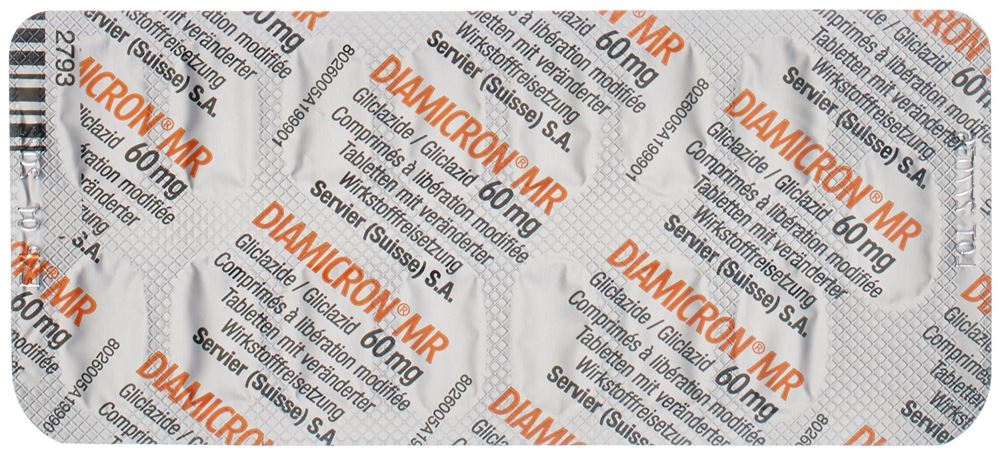 DIAMICRON MR cpr 60 mg 90 pce