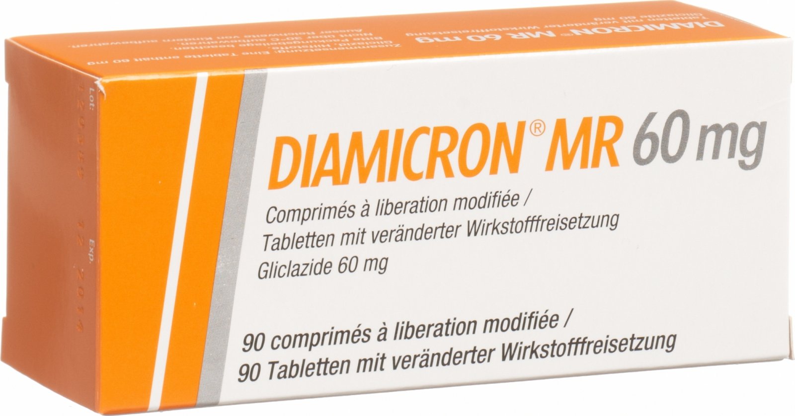 DIAMICRON MR cpr 60 mg 90 pce