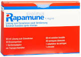 Rapamune 1 mg/ml, Lösung zum Einnehmen